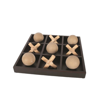 Black / Natural Wood TicTacToe