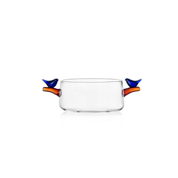 Blue Birds Bowl by Ichendorf Milano