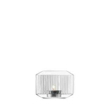 Clear Ribbed Rotunda Tea Light