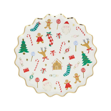 Jolly Christmas Plate by Meri Meri - 2 sizes
