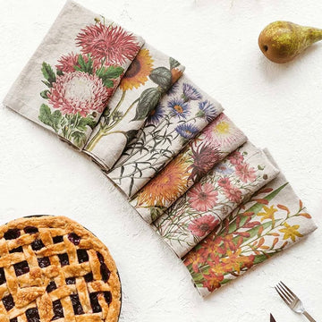Country Flowers Napkins - set of 2