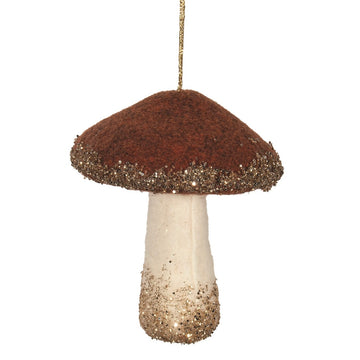 Brown Felt Mushroom