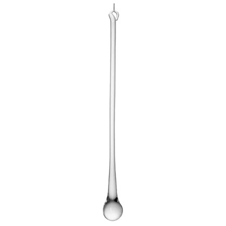 Clear Glass Drop Ornament - 2 sizes