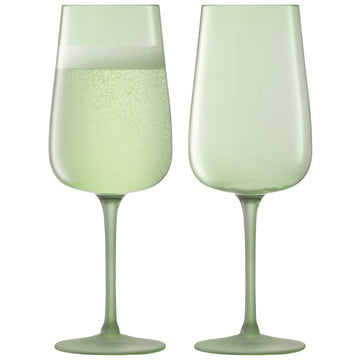 Moss Arc Contrast Champagne Flute - set of 2