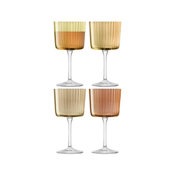 Gems Wine Glass Amber - set of 4