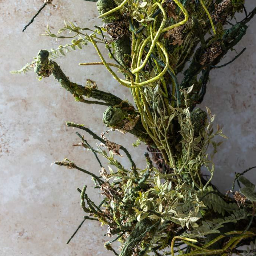 Artificial Forest Wreath by Abigail Ahern