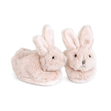 Pink Bunny Baby Booties