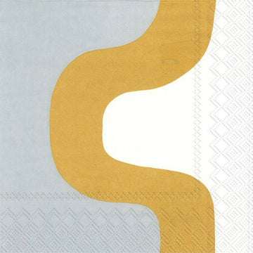 Marimekko Seireeni Napkin Gold - 2 sizes