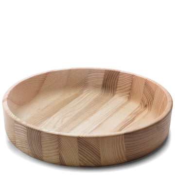 Collective Ash Wood Low Bowl by LSA