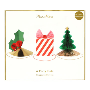 Mixed Christmas Party Hats by Meri Meri