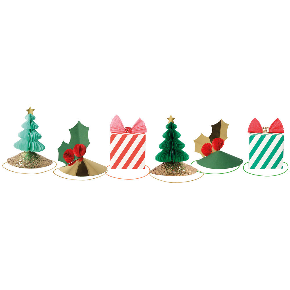 Mixed Christmas Party Hats by Meri Meri