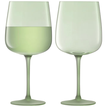 Moss Arc Contrast Wine Glass - set of 2