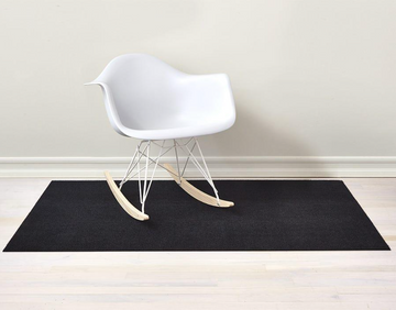 Black Solid Shag Mat by Chilewich - 3 sizes