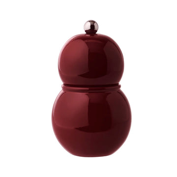 Cherry Lacquer Chubby Salt + Pepper Mill by Addison Ross