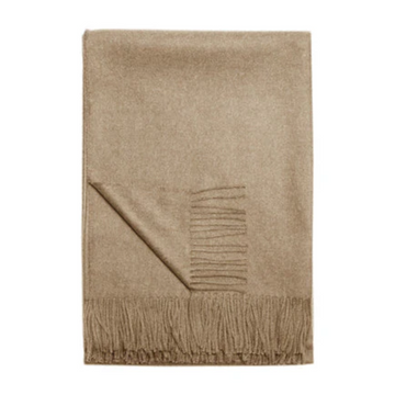 🇨🇦 Latte Melange Baby Alpaca Throw