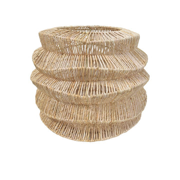 Natural Rattan Marguerite Floor Basket
