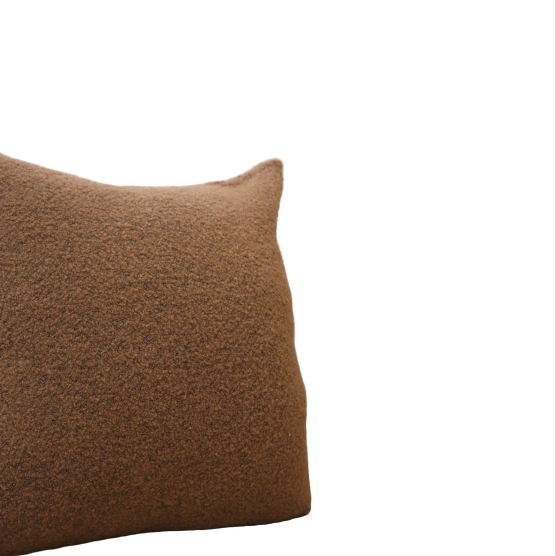 Nutmeg Baldwin Boucle Cushion