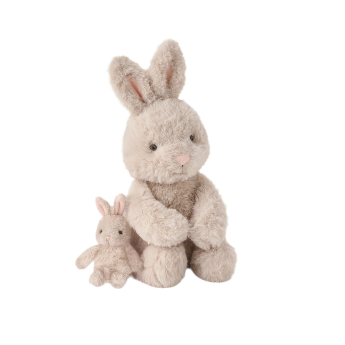 Mama + Baby Bunny Plush Toy Set