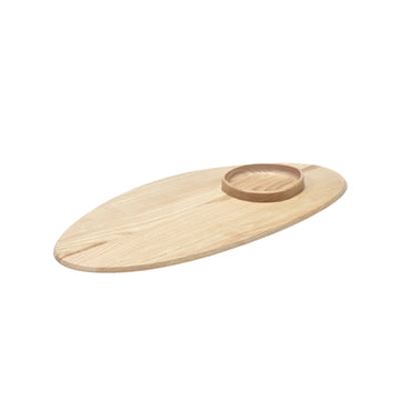Natural Large Ash Dune Platter + Bowl by Kelly Wearstler