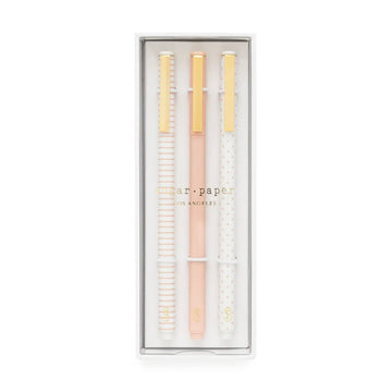 The Rose Pattern Pen Set of 3