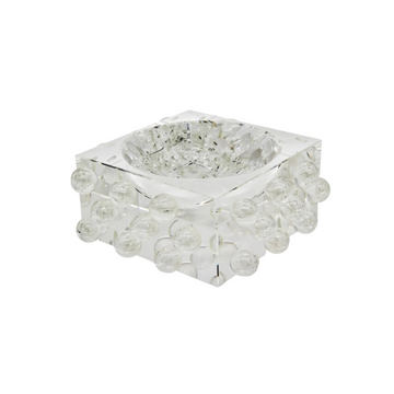 Crystal Glass Bubbles Bowl