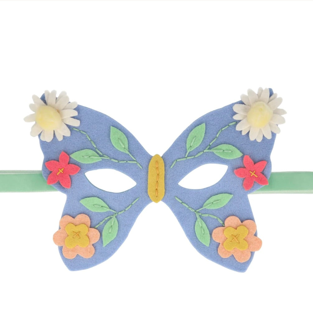 Flower Embroidery Butterfly Mask Kit