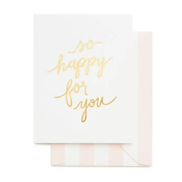 So Happy For You, Single Card