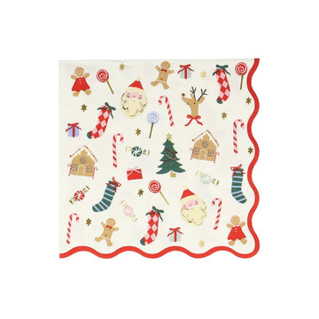 Jolly Christmas Napkins by Meri Meri - 2 sizes