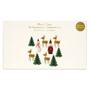 Honeycomb Christmas Characters by Meri Meri