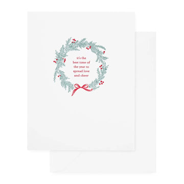 Christmas Wreath, Single Card