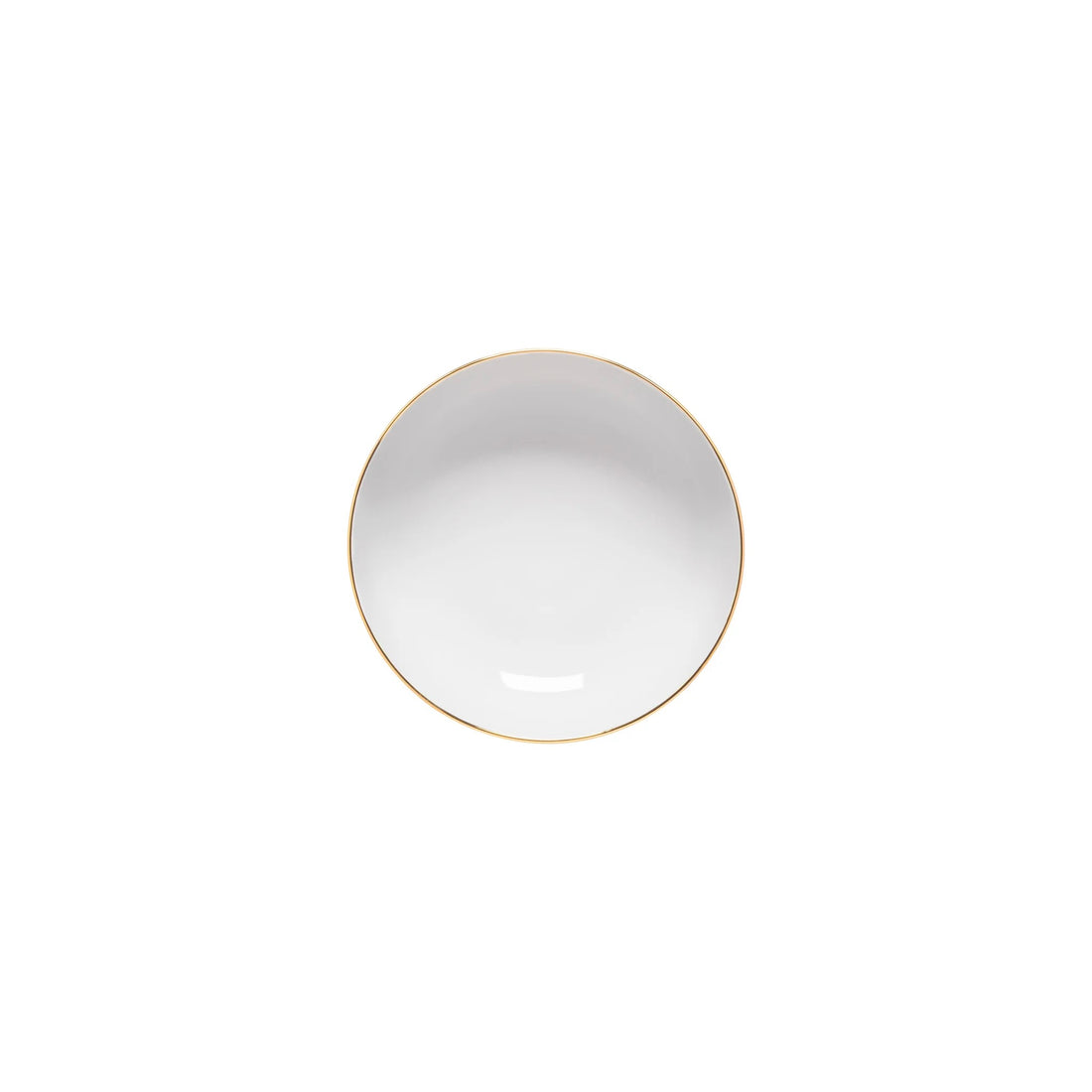 Gold Rim Resonance Porcelain Soup/Cereal Bowl - set of 6