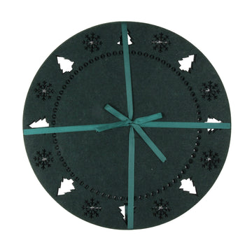 Forest Winter Felt Placemat - set of 4