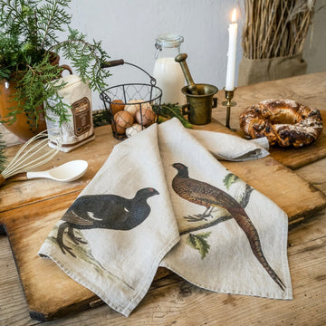 Partridge Tea Towel