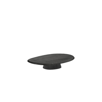 Black Low Dune Ash Cake Stand by Kelly Wearstler