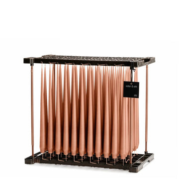 Terra Cotta Taper Candle Pair by Ester + Erik