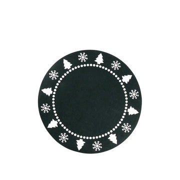 Forest Winter Felt Coaster - set of 6