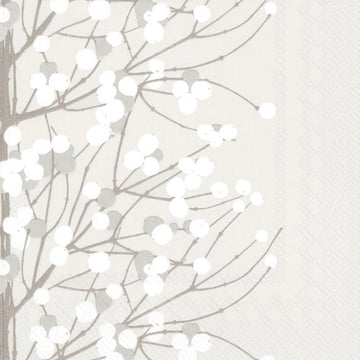 Marimekko Lumimarja Napkin Silver- 2 sizes