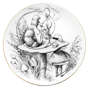 Alice in Wonderland Caterpillar- Biscuit Plate