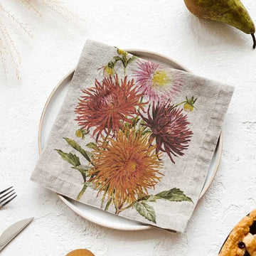 Country Flowers Napkins - set of 2