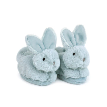 Blue Bunny Baby Booties