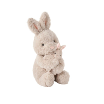 Mama + Baby Bunny Plush Toy Set