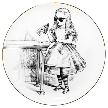 Alice in Wonderland Large Table - Biscuit Plate