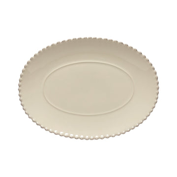 Cream Pearl Oval Platter