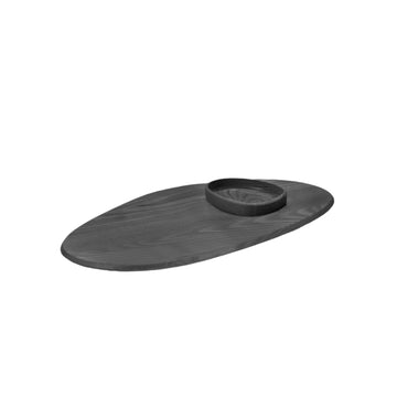 Black Dune Platter + Bowl by Kelly Wearstler