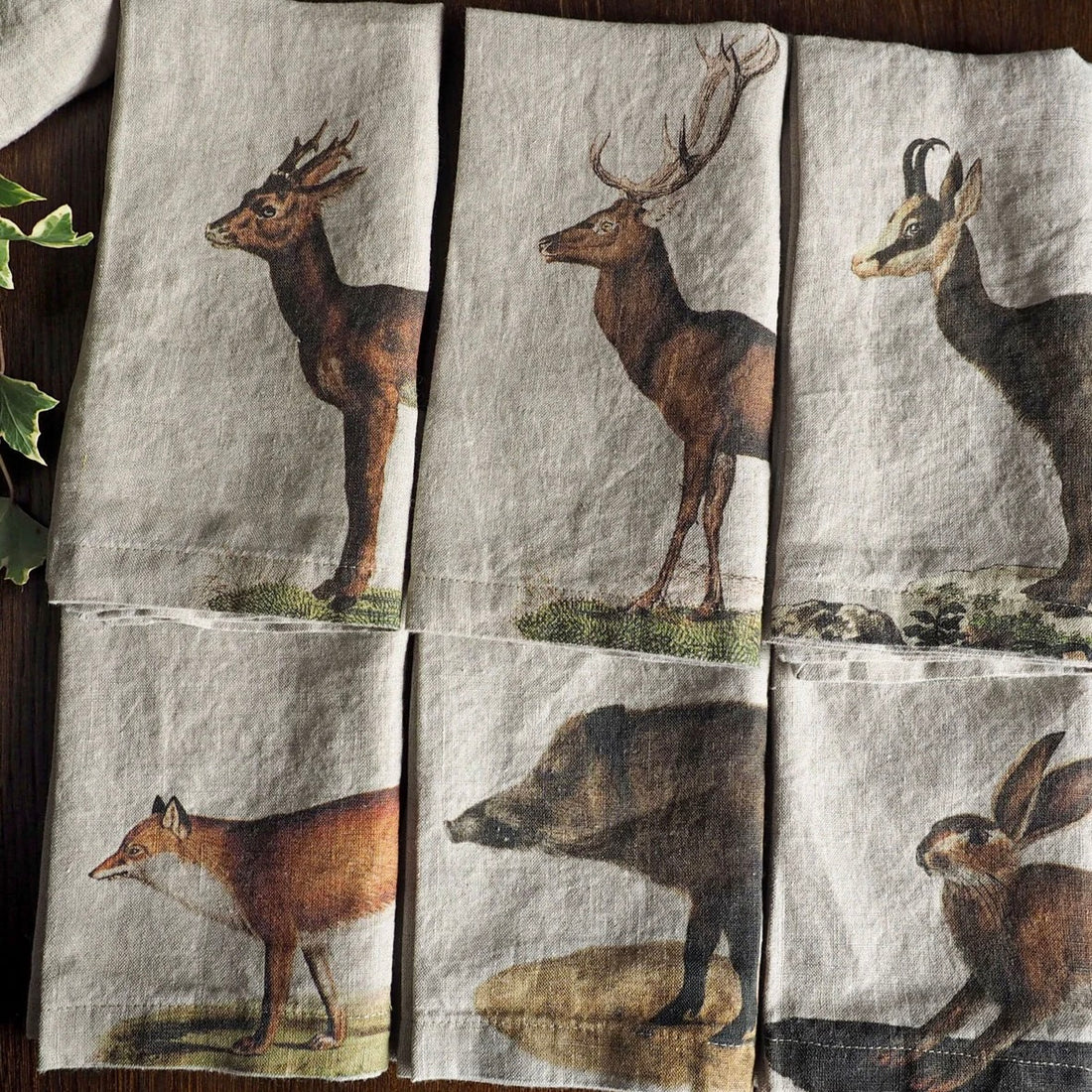 Wild Animal Napkins - set of 2