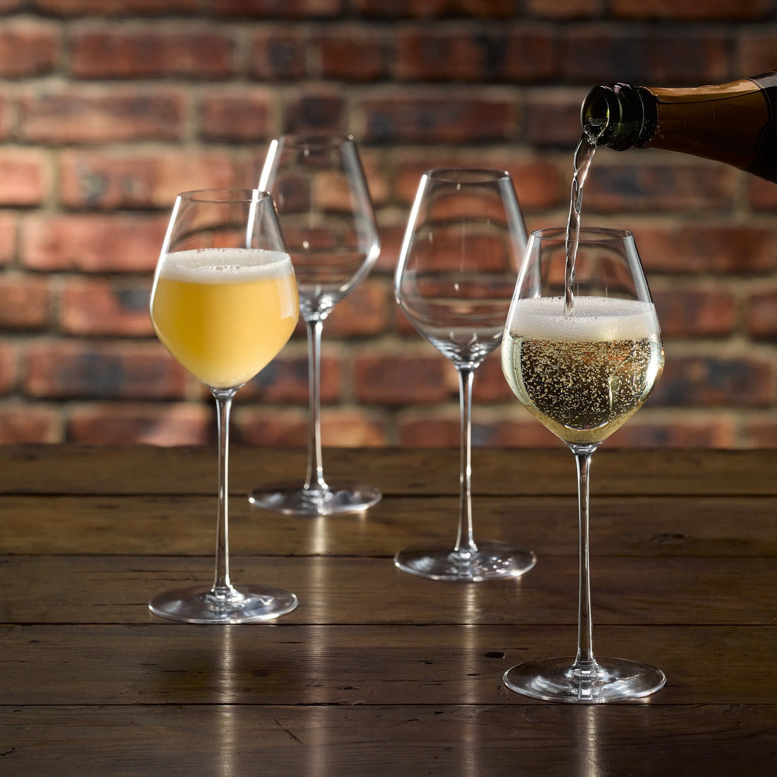 Tulip Champagne Glass by LSA - set of 4