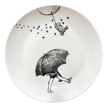 Winnie the Pooh Christopher Robin Umbrella Perfect Plate