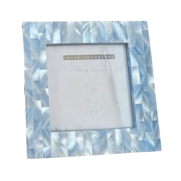 Blue Mother of Pearl Picture Frame