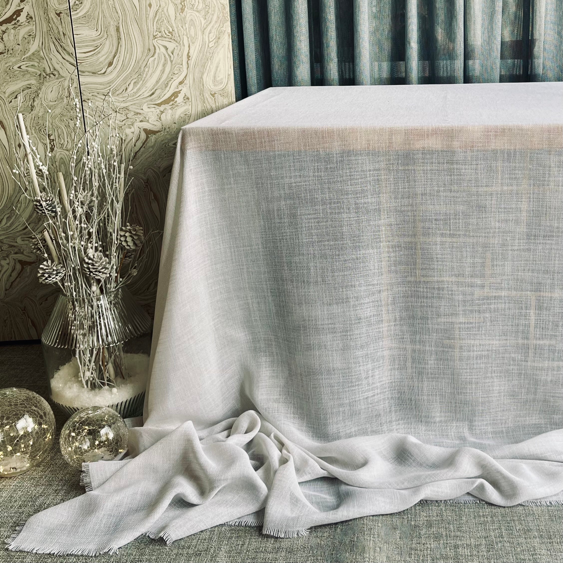 Gauze Floor Length Tablecloth