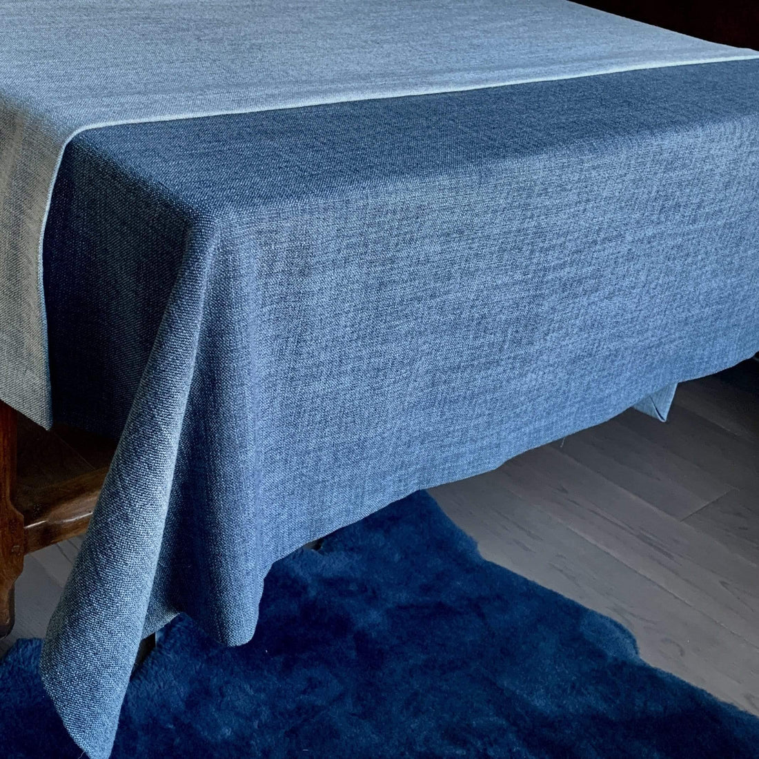 Table Linen Classic Heathered Linen Tablecloth